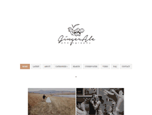 Tablet Screenshot of gingeralephotography.com